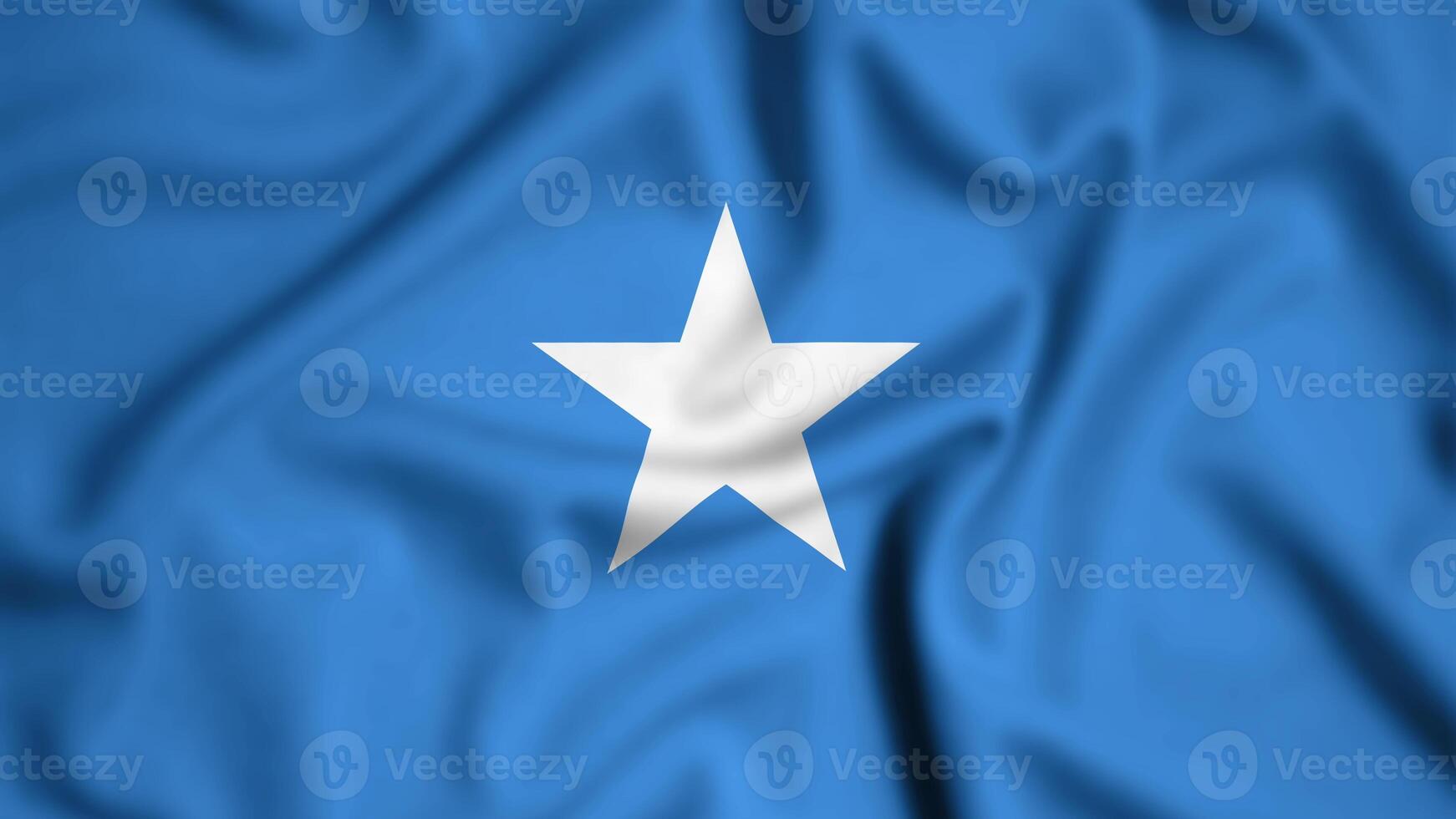 Somalia flag waving in the wind background illustration, silk photo