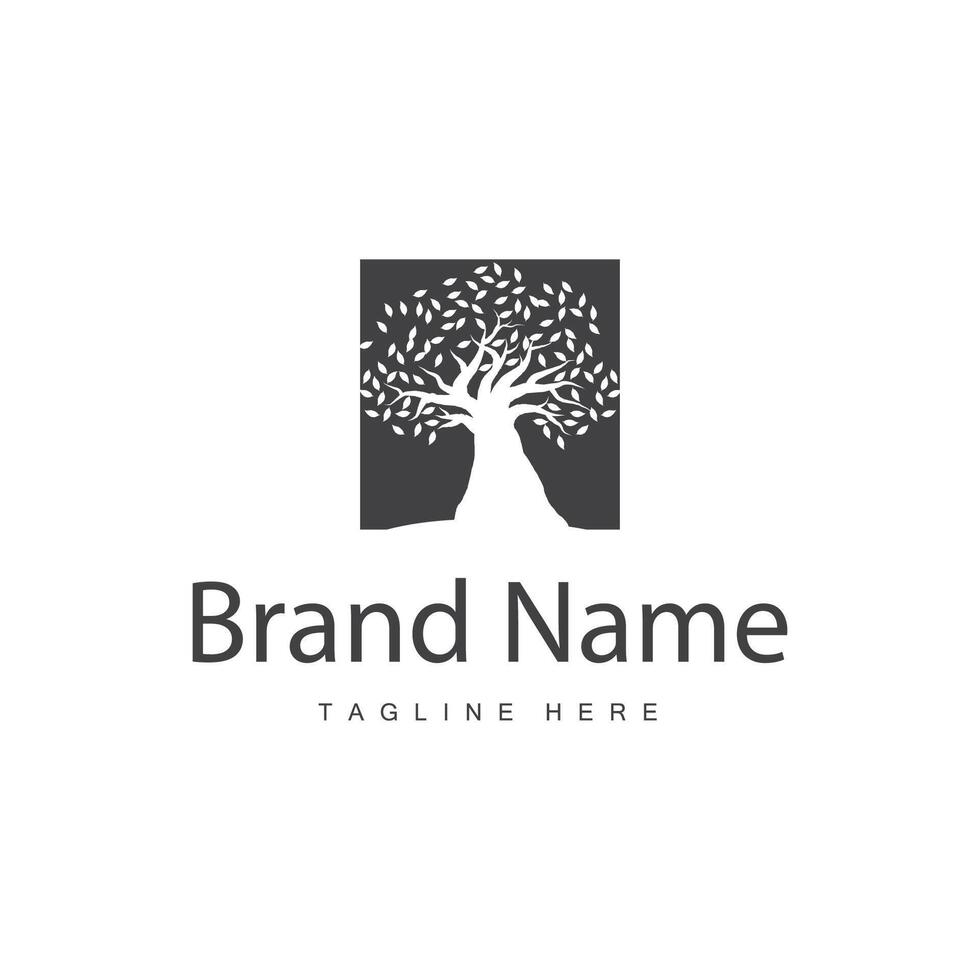 green nature education kids playground tree logo illustration and play tree design vector