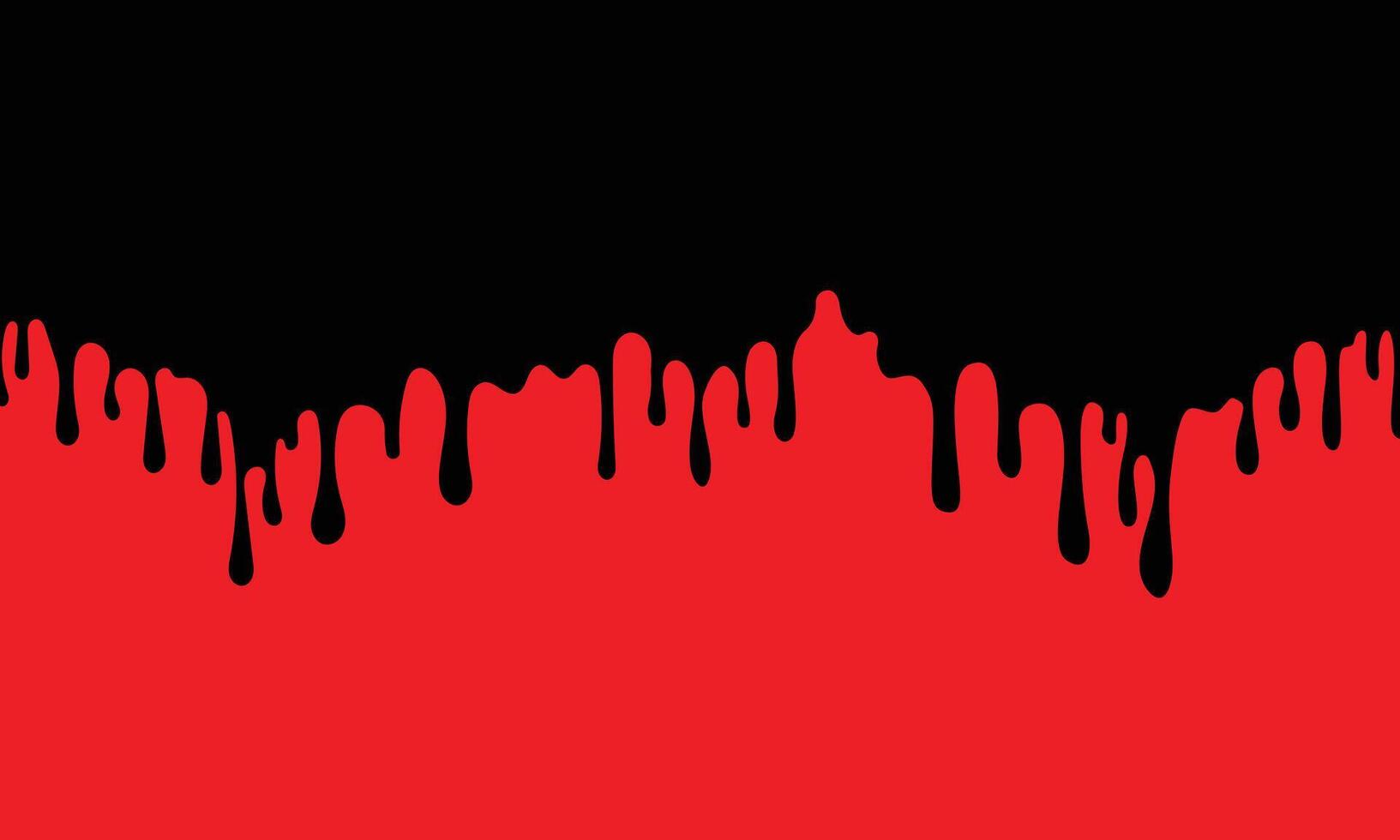 Blank background of black liquid dripping vector