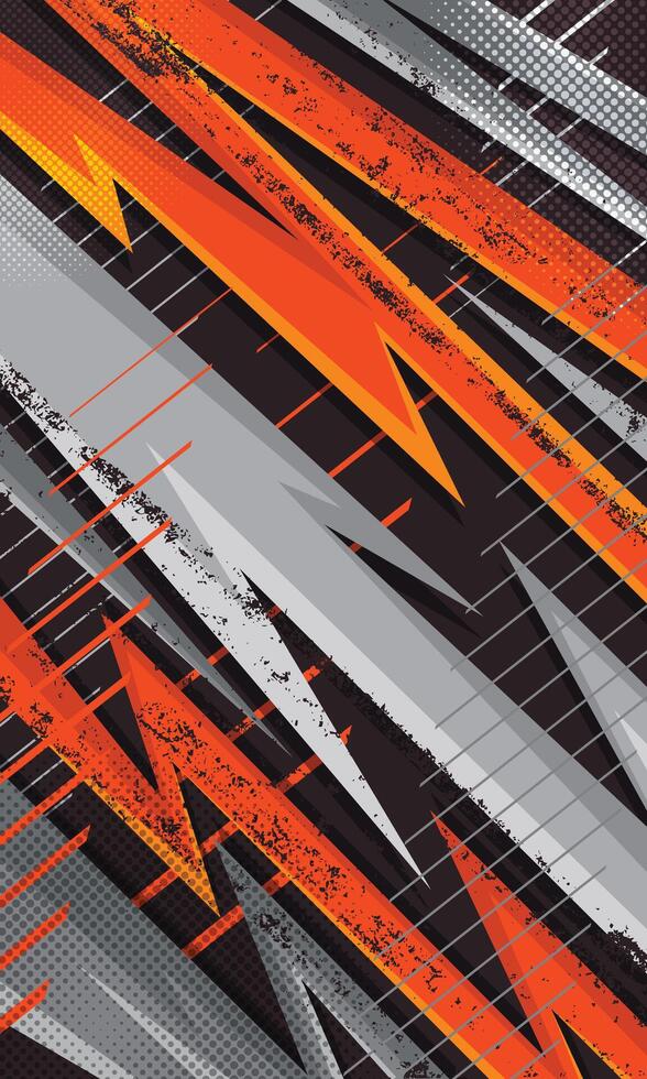 Modern racing wallpaper abstract geometric shapes for sublimation jersey vector