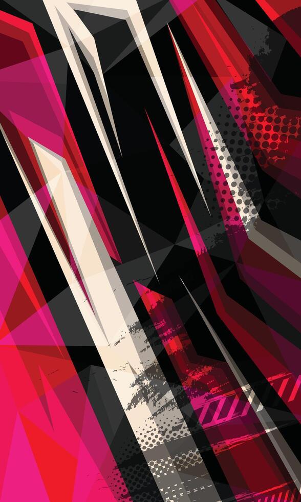 Modern racing wallpaper abstract geometric stripes for sublimation jersey vector