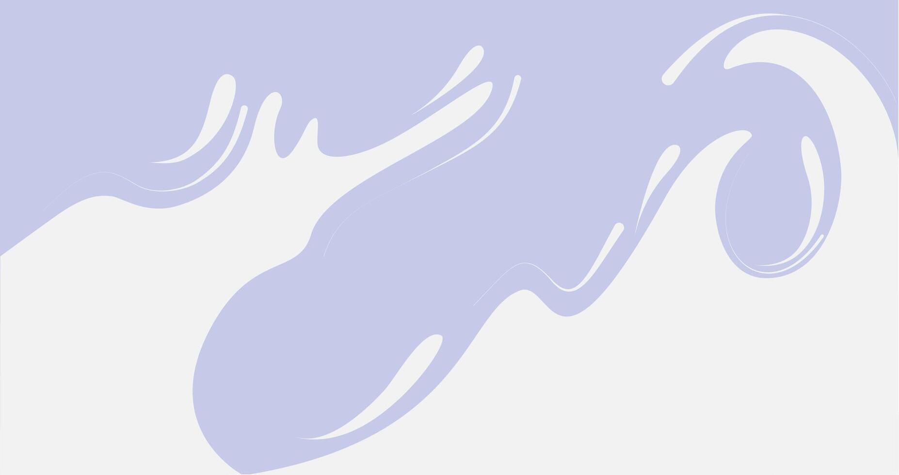 illustration of milk flowing with splashes vector