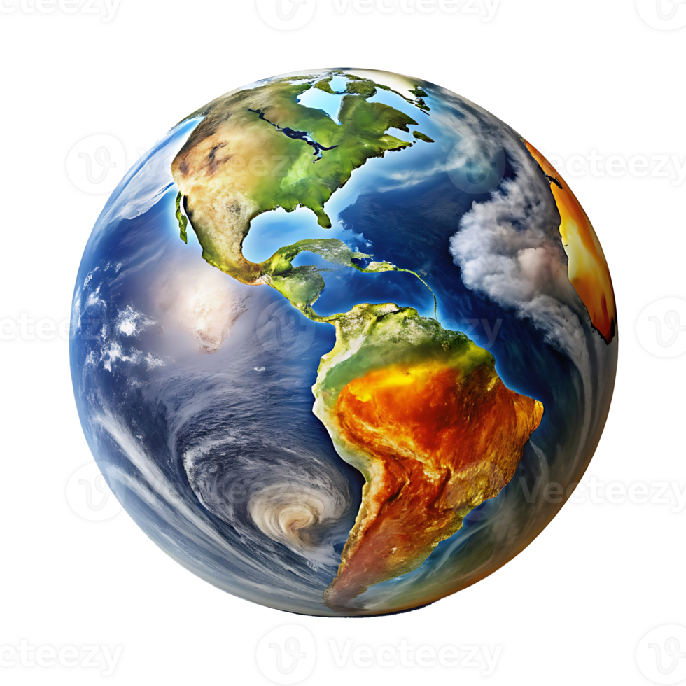 The earth is shown in this image png