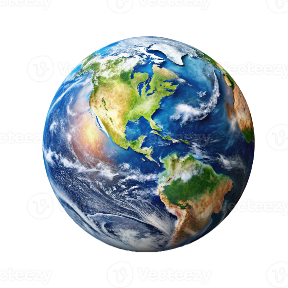 The earth is shown in this image png