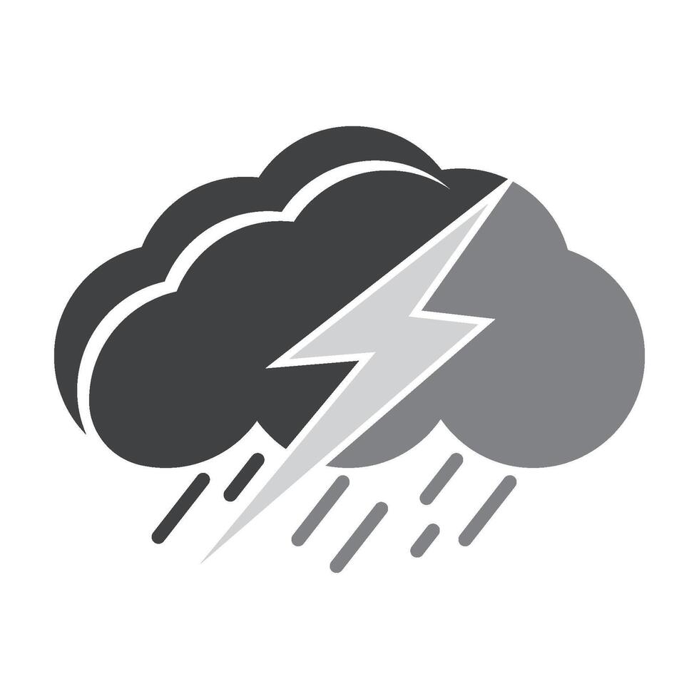 Rain logo design with modern concept vector