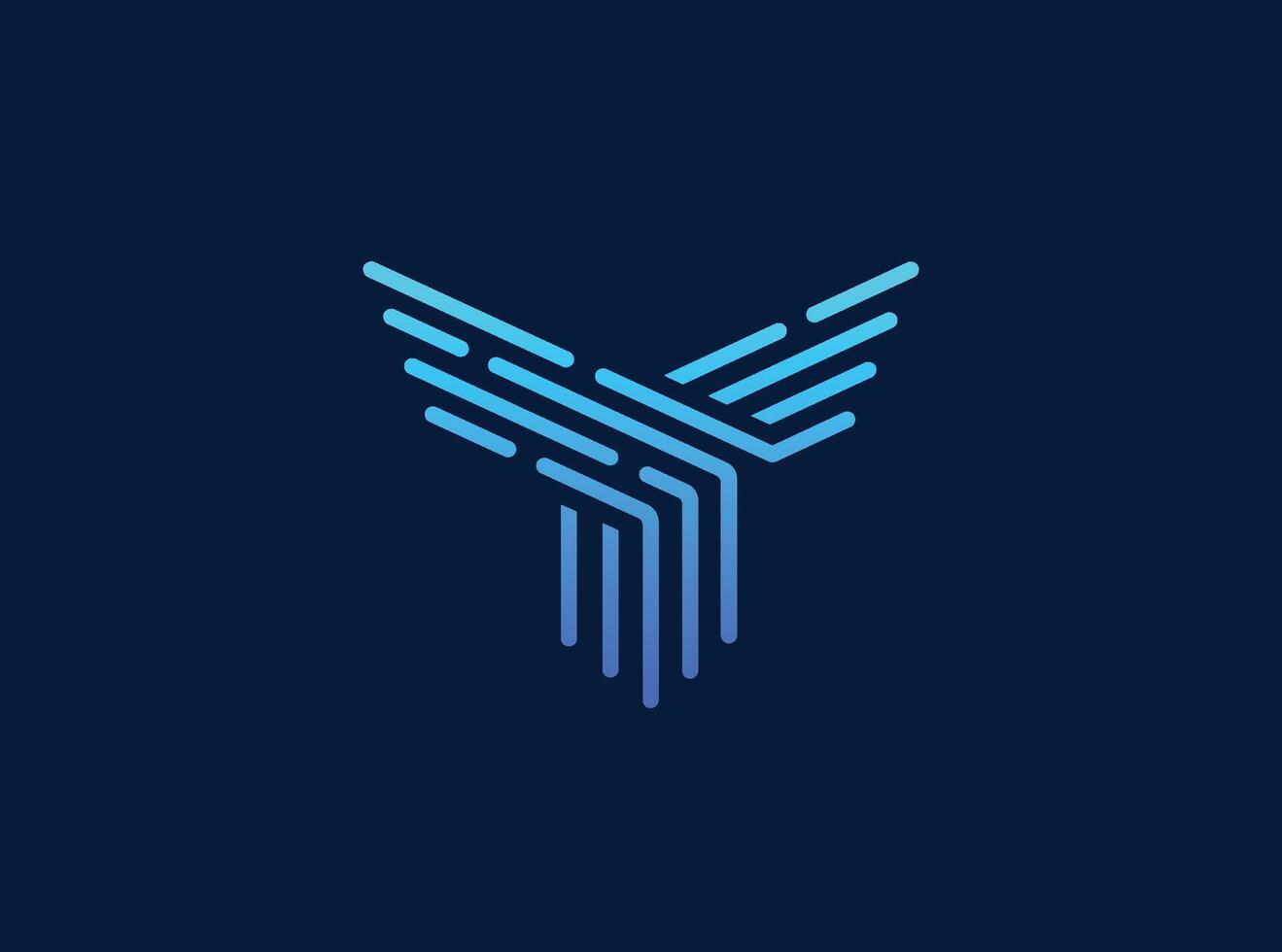 Letter T, technology logo design concept with simple, minimalist and modern styles. vector