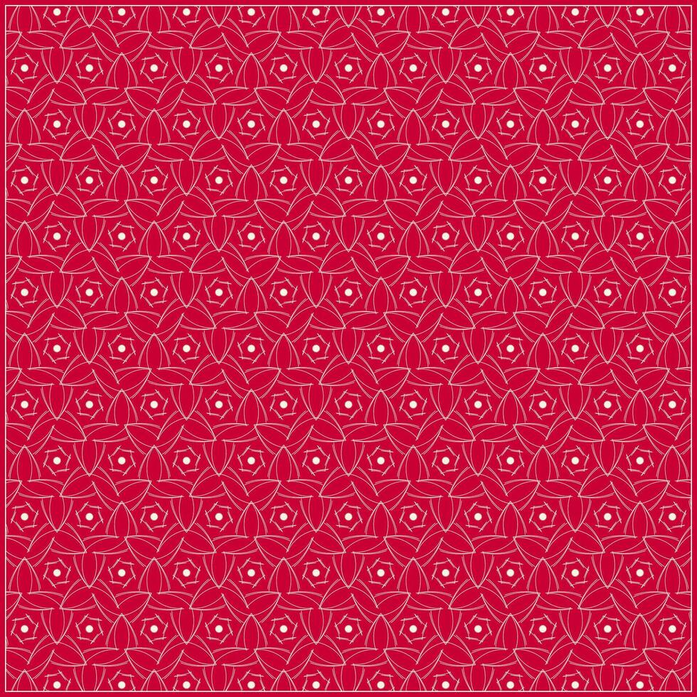 creative hexagon pattern with bright red background vector