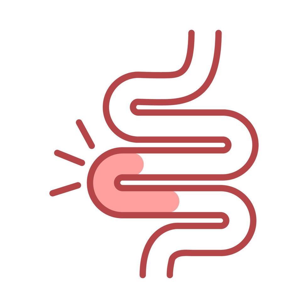 intestine symbol icon design illustration vector