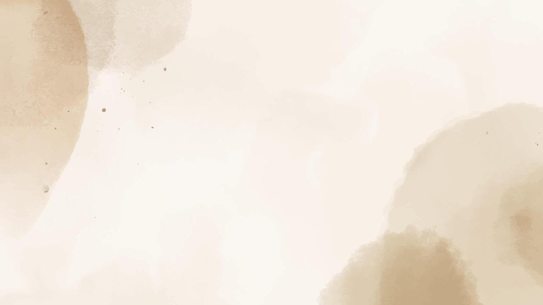 Abstract horizontal watercolor background. Hand drawn round texture. Brush stroked painting pastel color watercolour vector