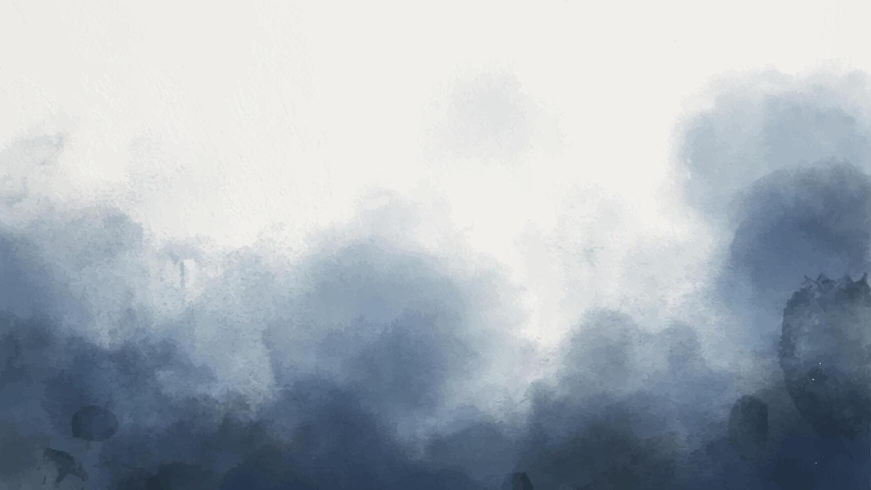 Abstract horizontal watercolor blue texture background. Hand drawn texture. Brush stroked painting pastel color watercolour vector