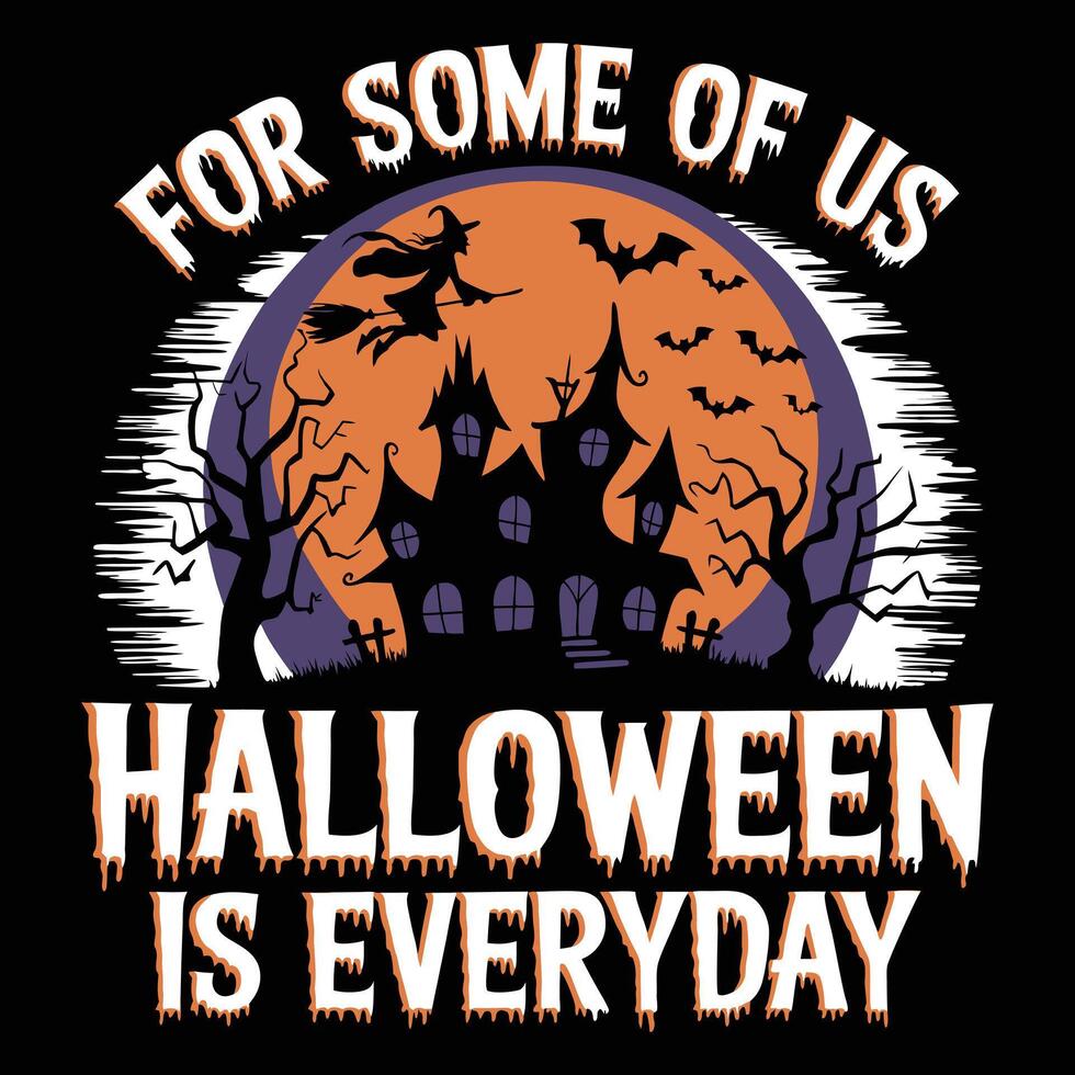 New Halloween t-shirt design. vector