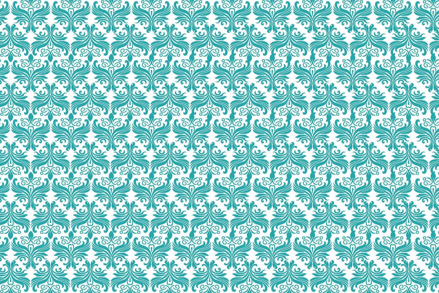 Floral Motif Leaves Pattern Seamless for Wrapping Fabric Wedding Invitations and Backdrops with Moroccan Indian Damask and Geometric Design Vintage Style vector