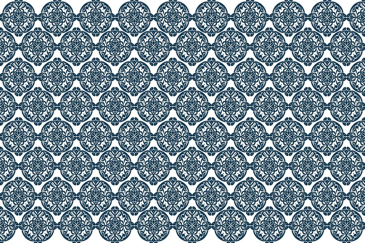 Vintage Floral Motif Leaves Pattern with Moroccan Medallion and Indian Block Print for Fabric, Wedding Invitations, Wrapping, and Backdrops vector