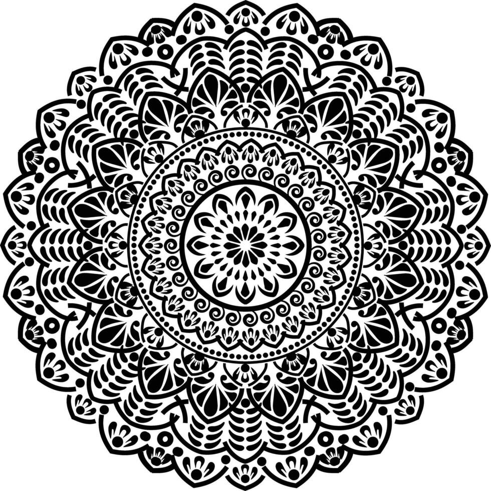 Ethnic decorative element. Hand drawn backdrop. Islam, Arabic, Indian, ottoman motifs. vector