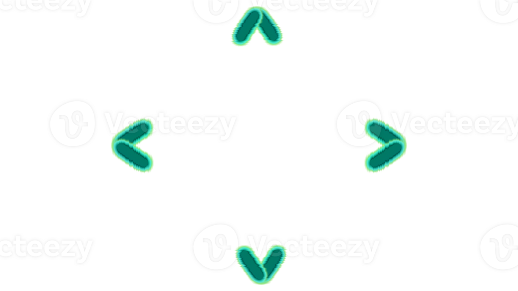 a green arrow symbol on a transparent background png