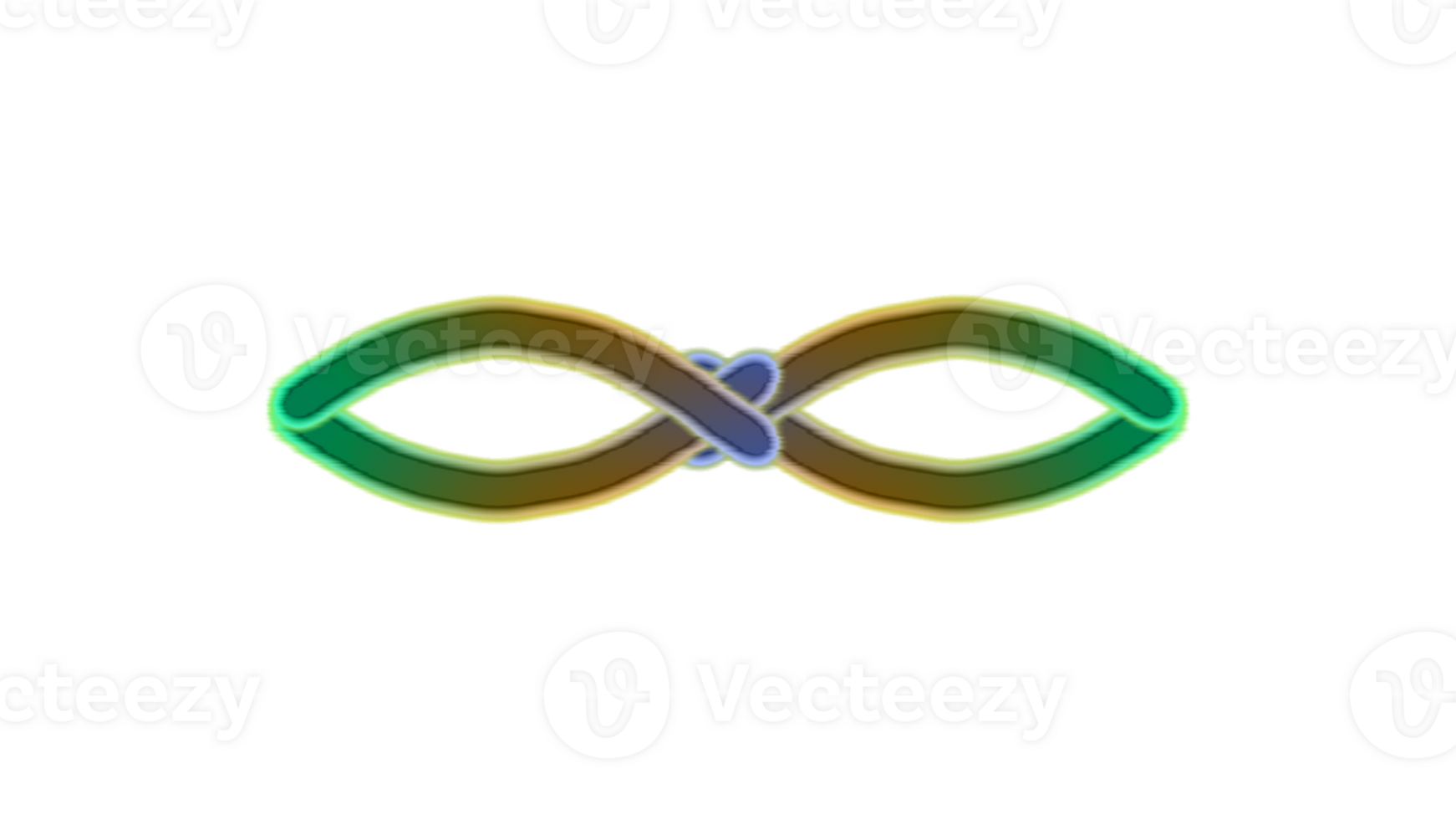 an infinity symbol with two colors png