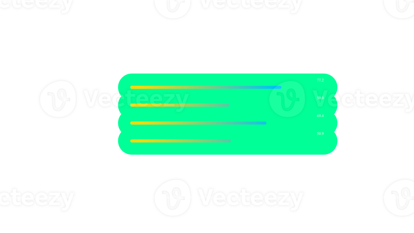 a green and blue bar with a line on it png