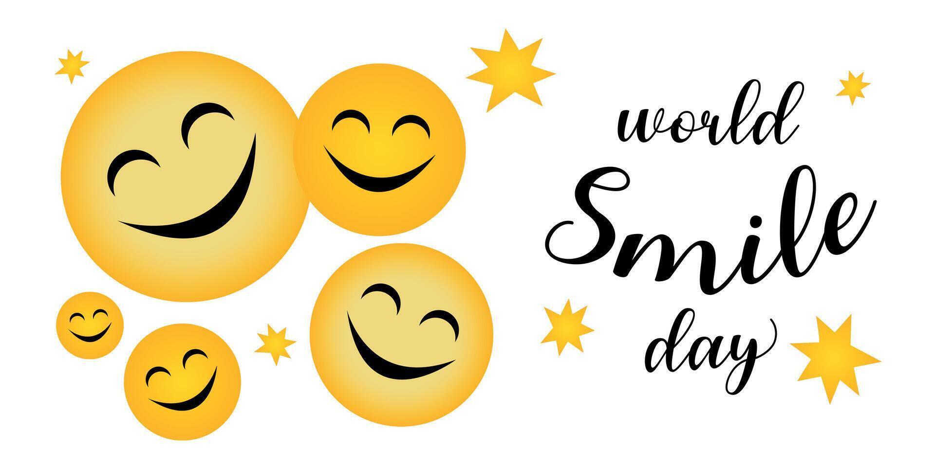 Illustration for Smile Day vector