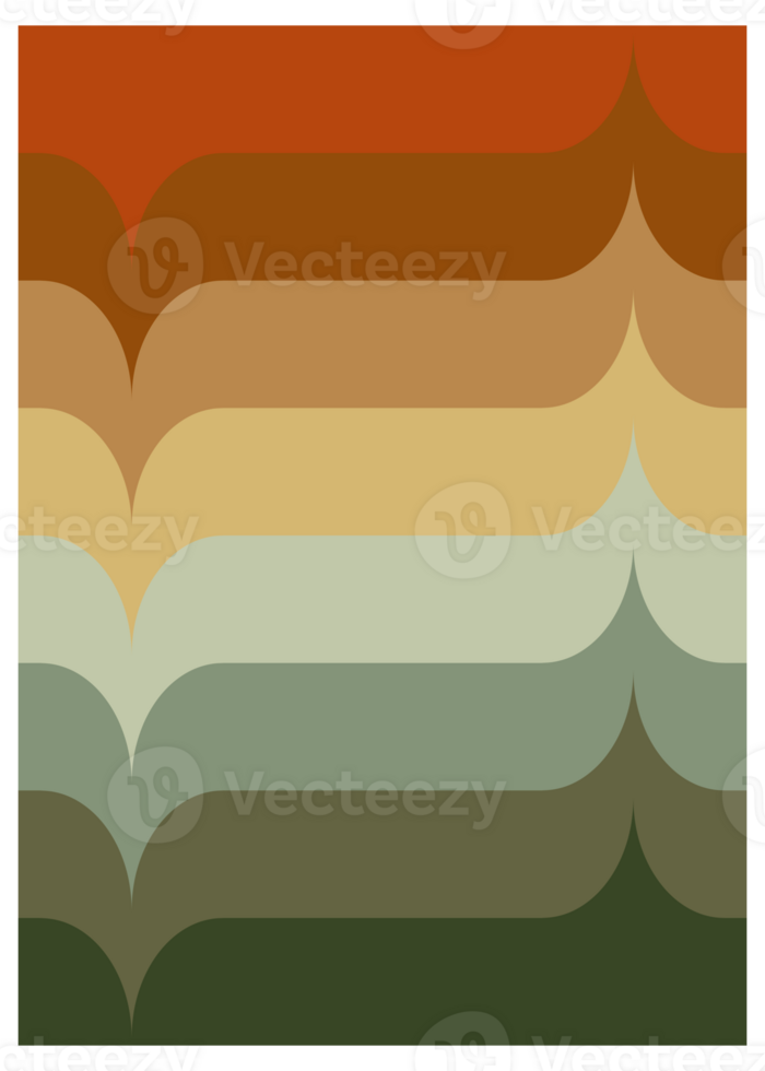 Abstract Geometric Color Gradient Art png