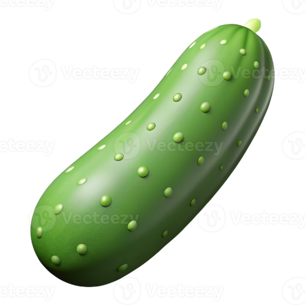3d vegetable icon, cucumber png
