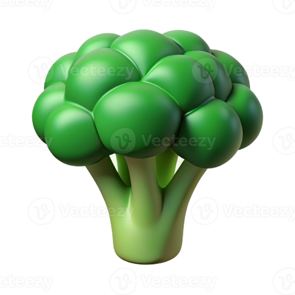 3d vegetable icon, broccoli png