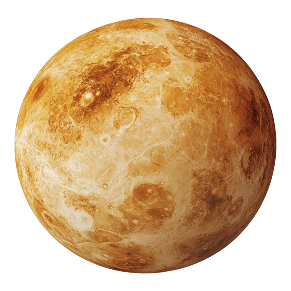 The planet venus is shown in this image png