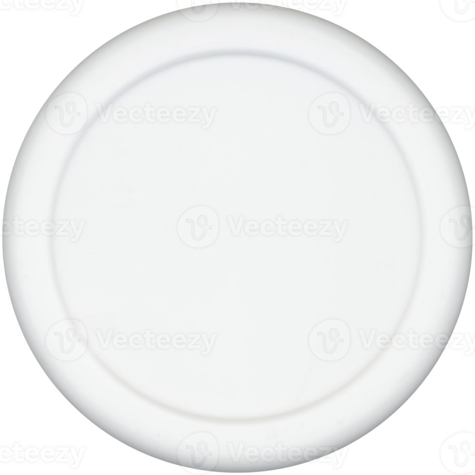 white plastic token transparent png