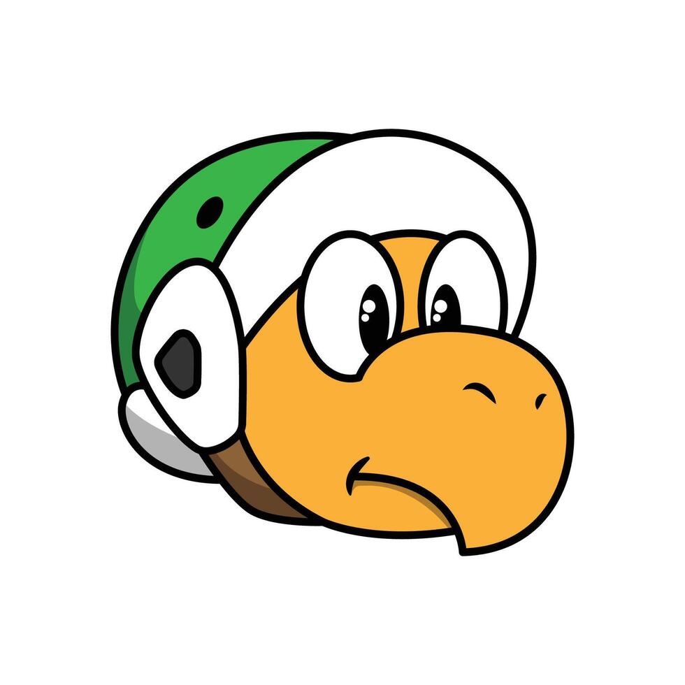 The Illustration of Safety Enemy Turtle Game vector
