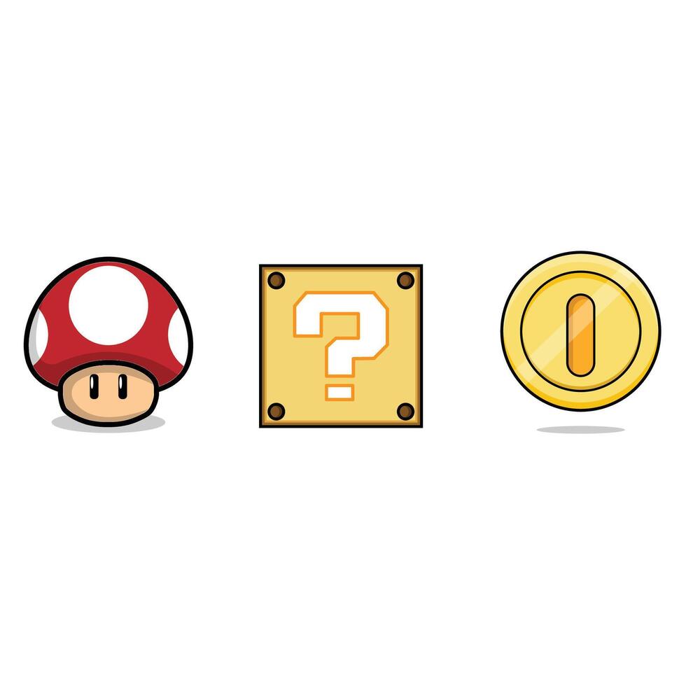 The Illustration of Original Game Item vector