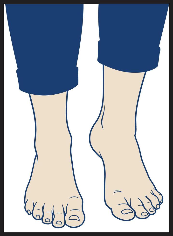 cute boy pain in the leg vector
