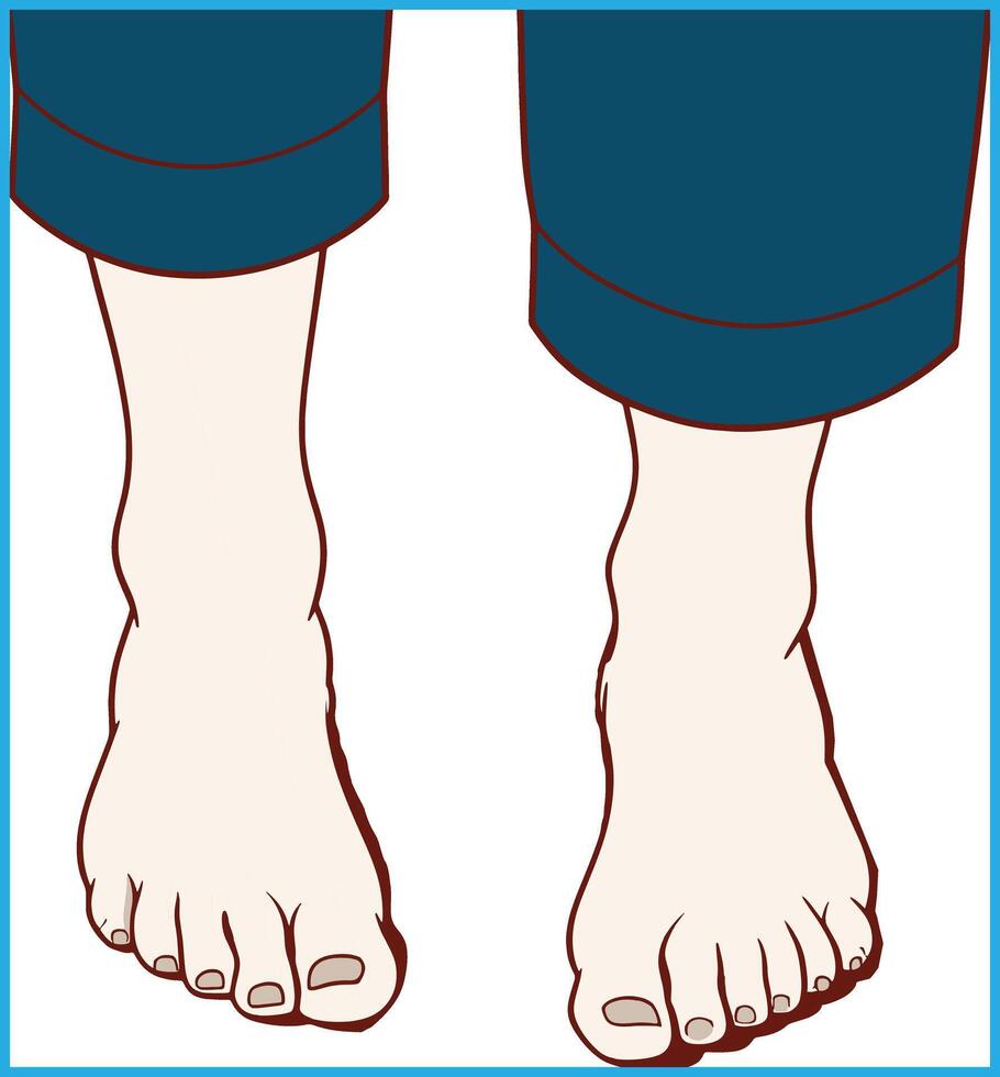 women leg pain too much vector