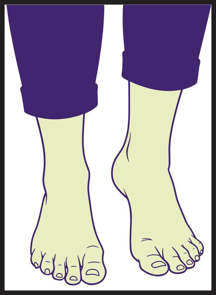 leg pain of a boy vector
