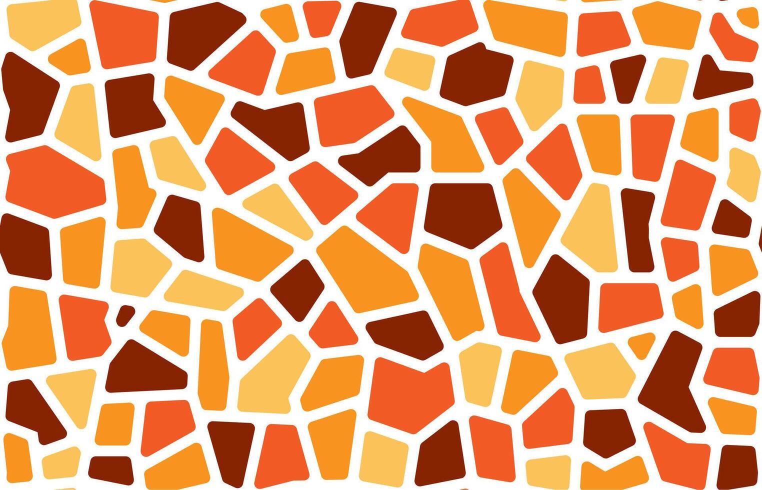 Mosaic stone tile pattern, paving floor background vector
