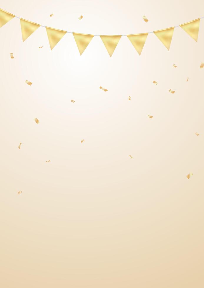 party flag background for celebration illustration vector