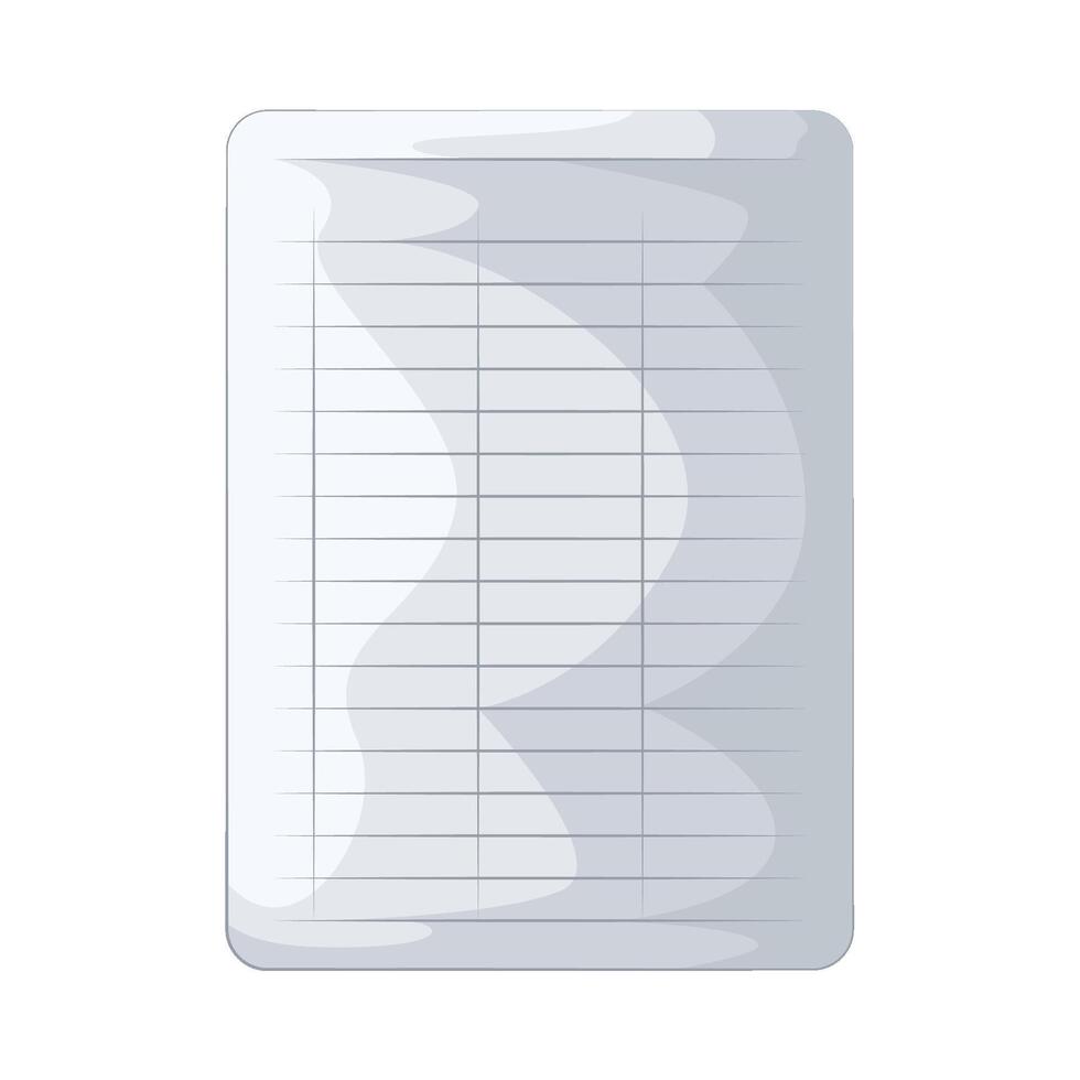 Illustration of file vector
