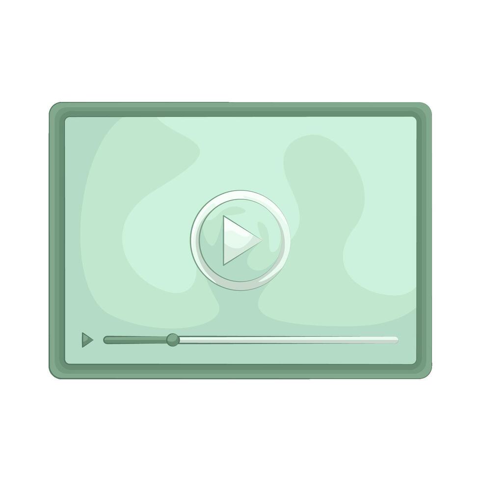 Illustration of movie player vector
