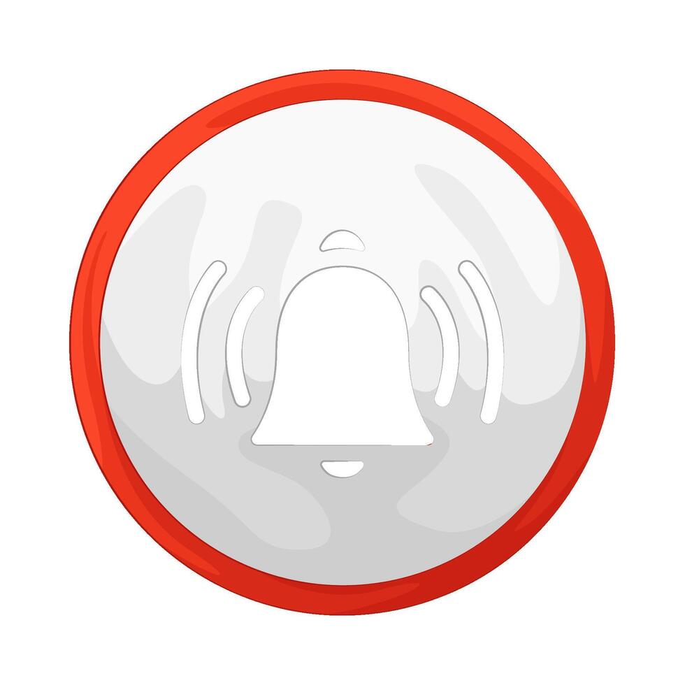 Illustration of car horn button vector