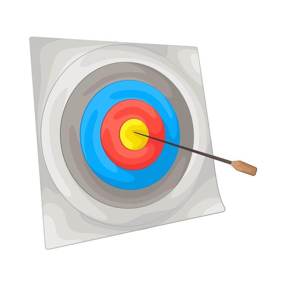 Illustration of archery vector