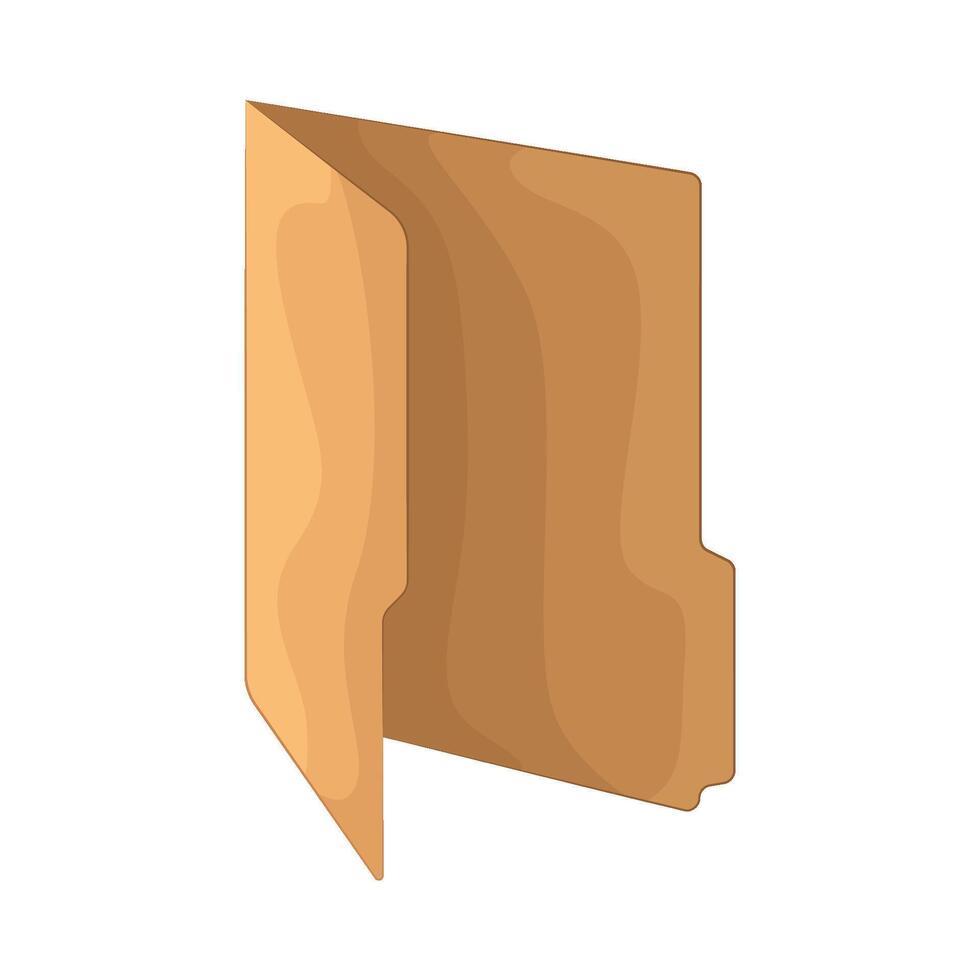 Illustration of folder vector