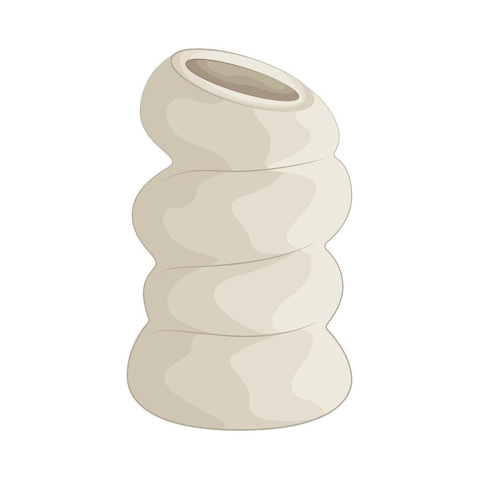 Illustration of flower vase vector