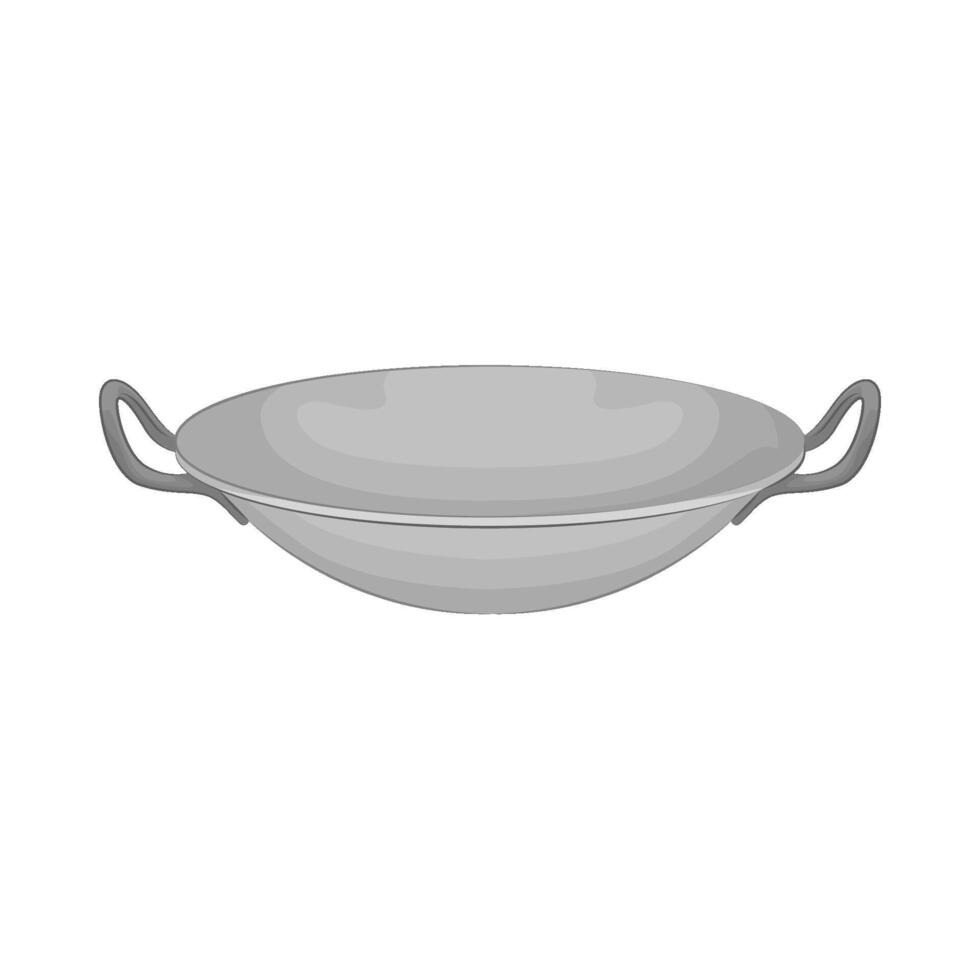 Illustration of wok vector