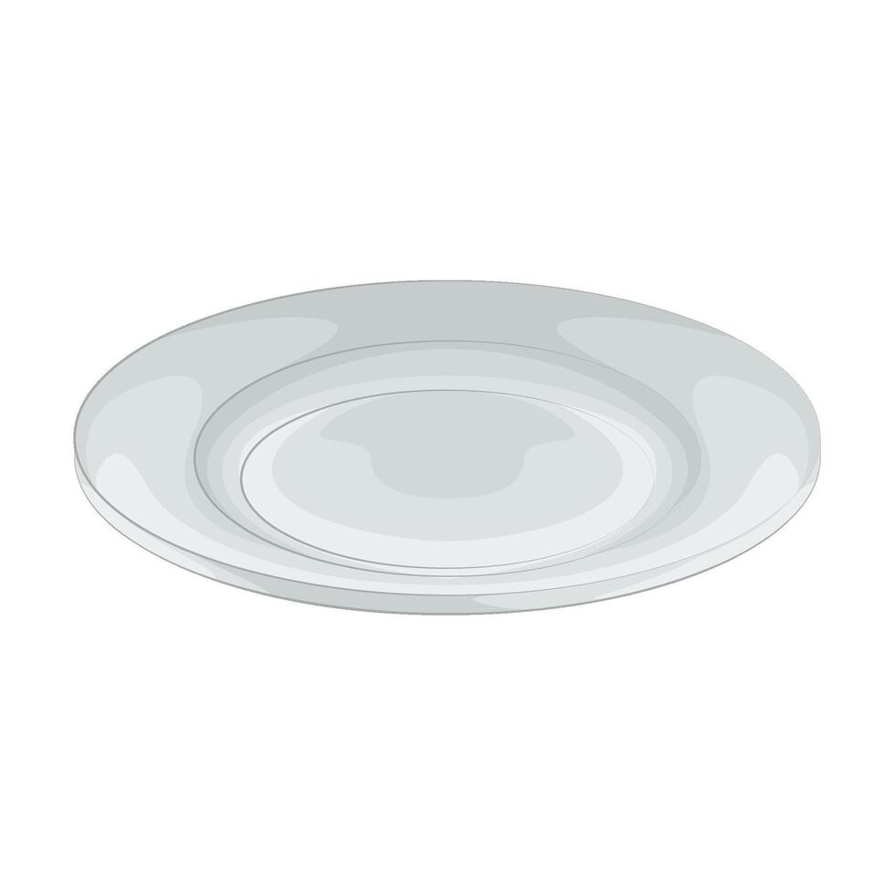 Illustration of plate vector
