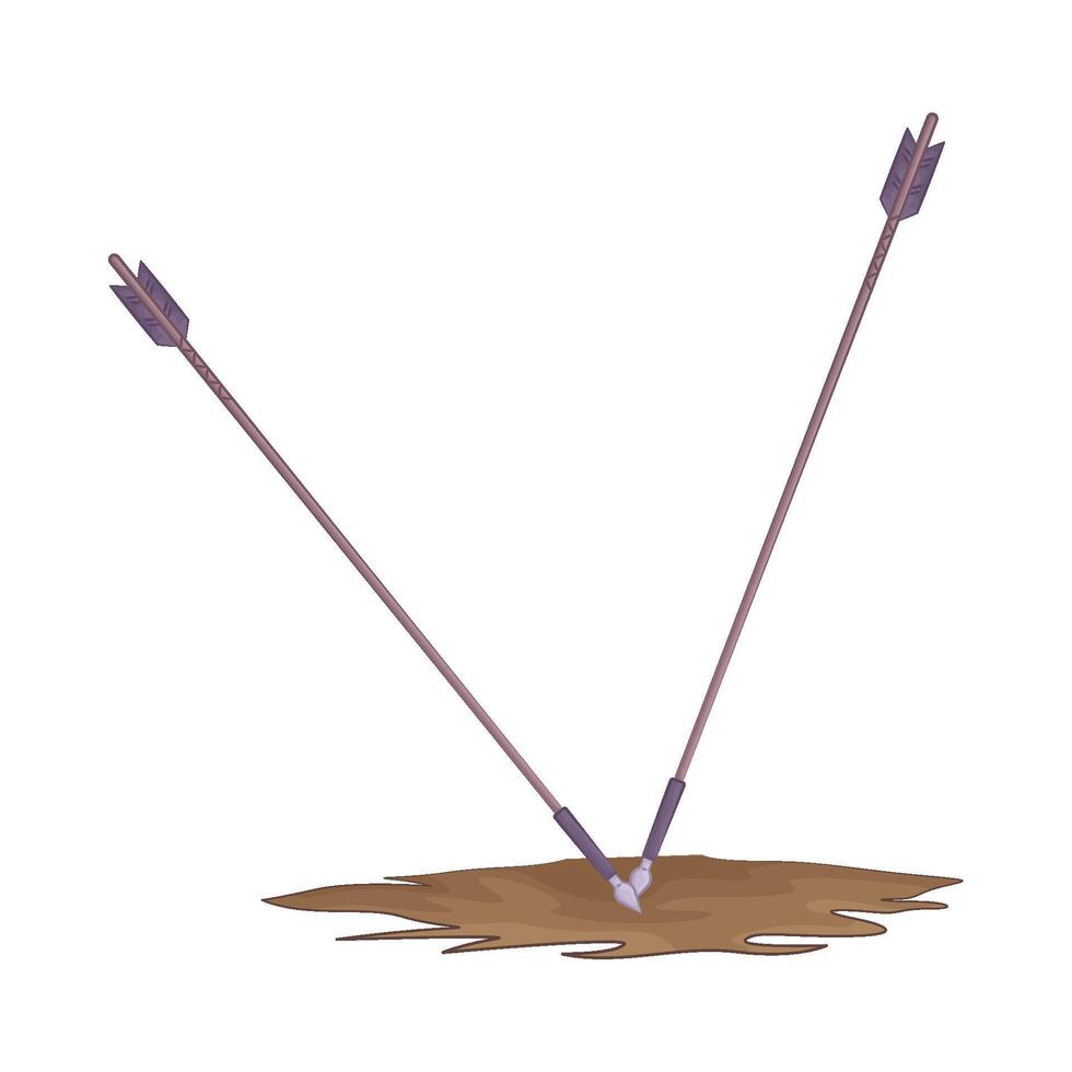 Illustration of arrow archery vector