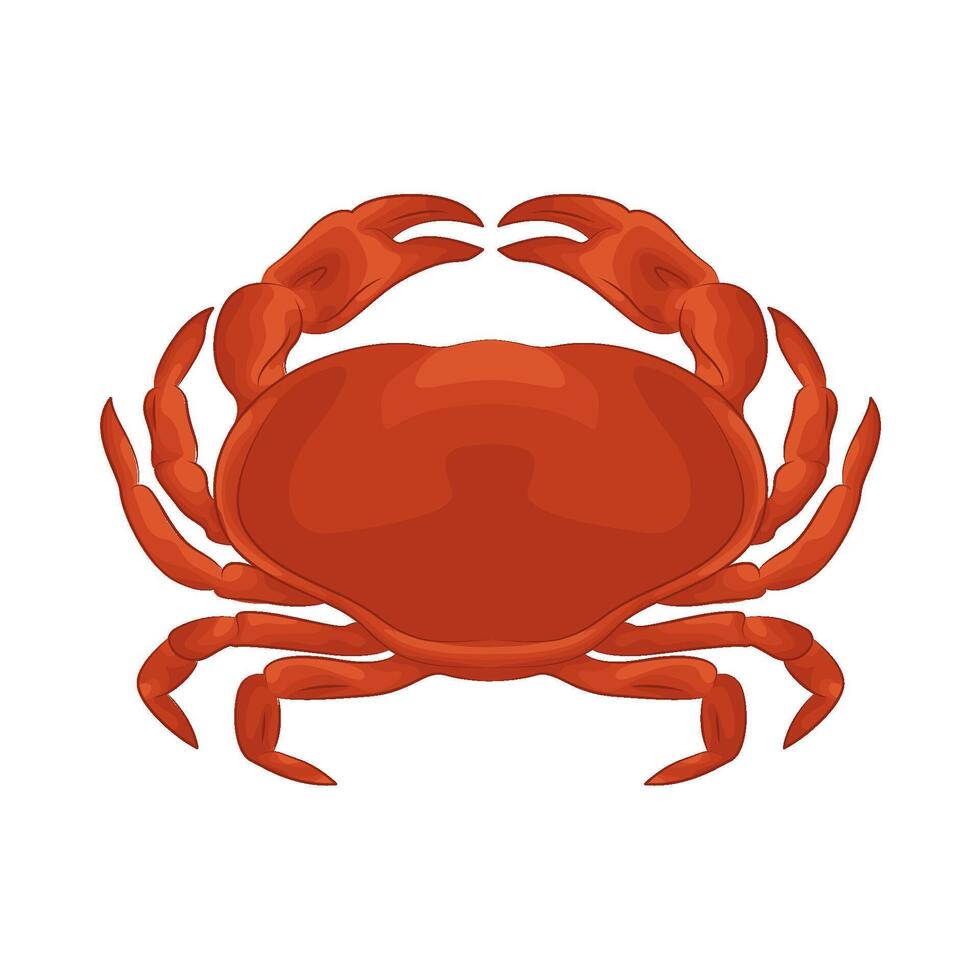 Illustration of crab vector