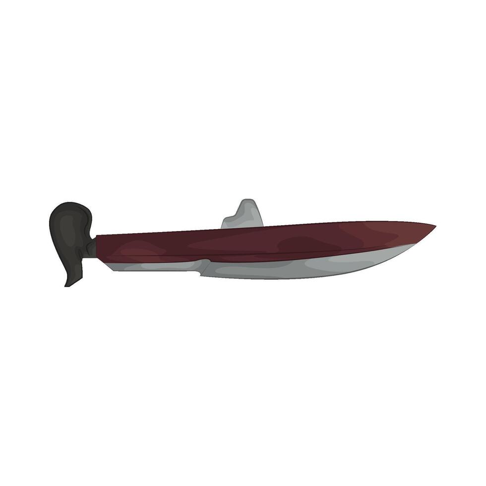 Illustration of fishing boat vector