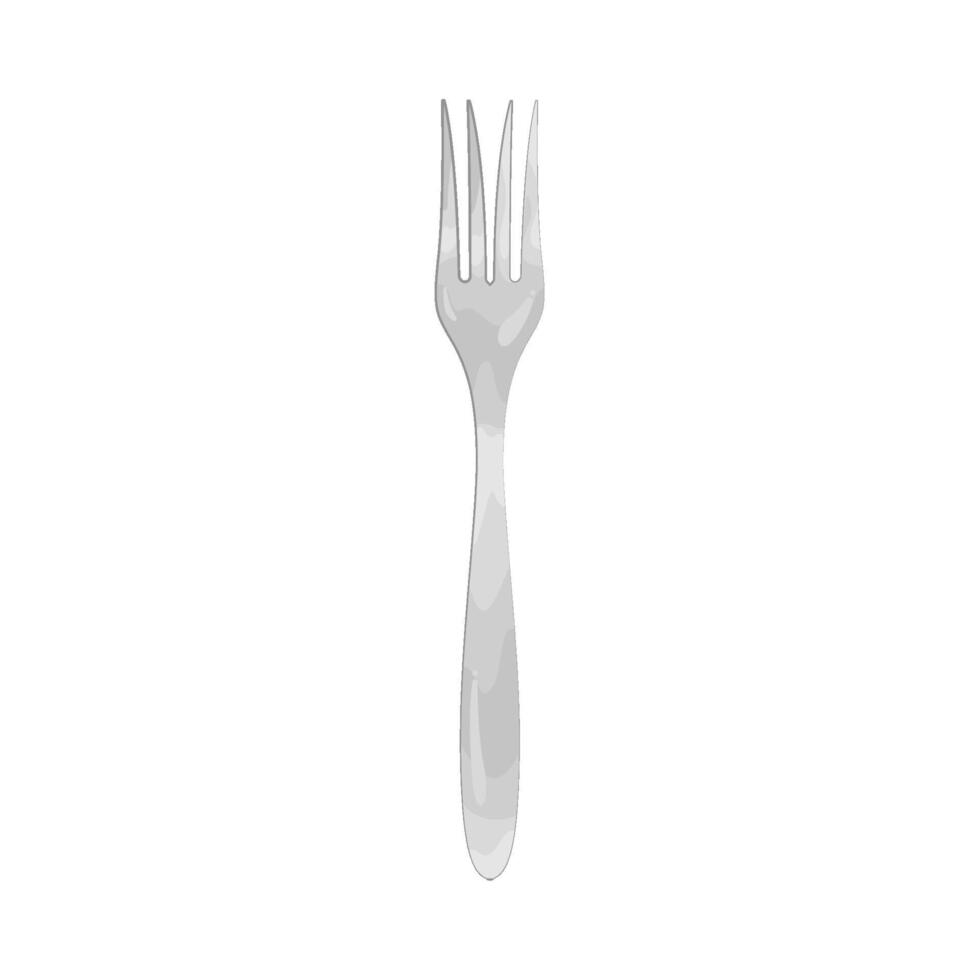 Illustration of fork vector