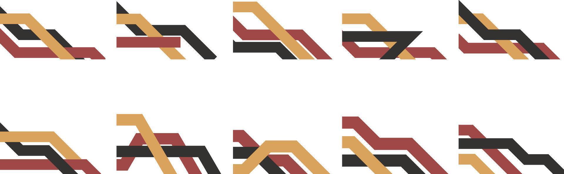 Modern Corner Art vector