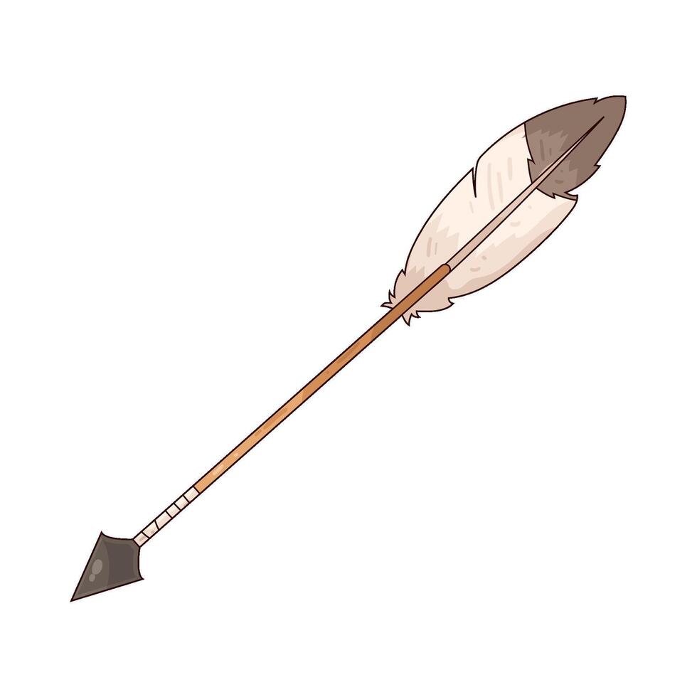 Illustration of archery arrow vector