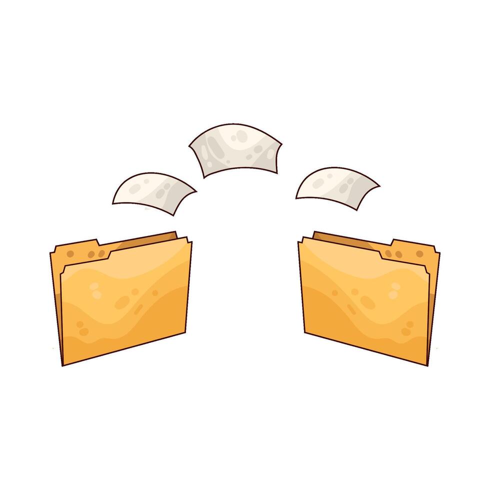 Illustration of folder vector