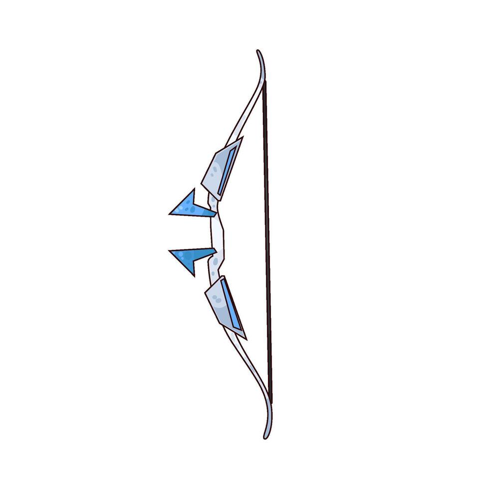 Illustration of archery bow vector